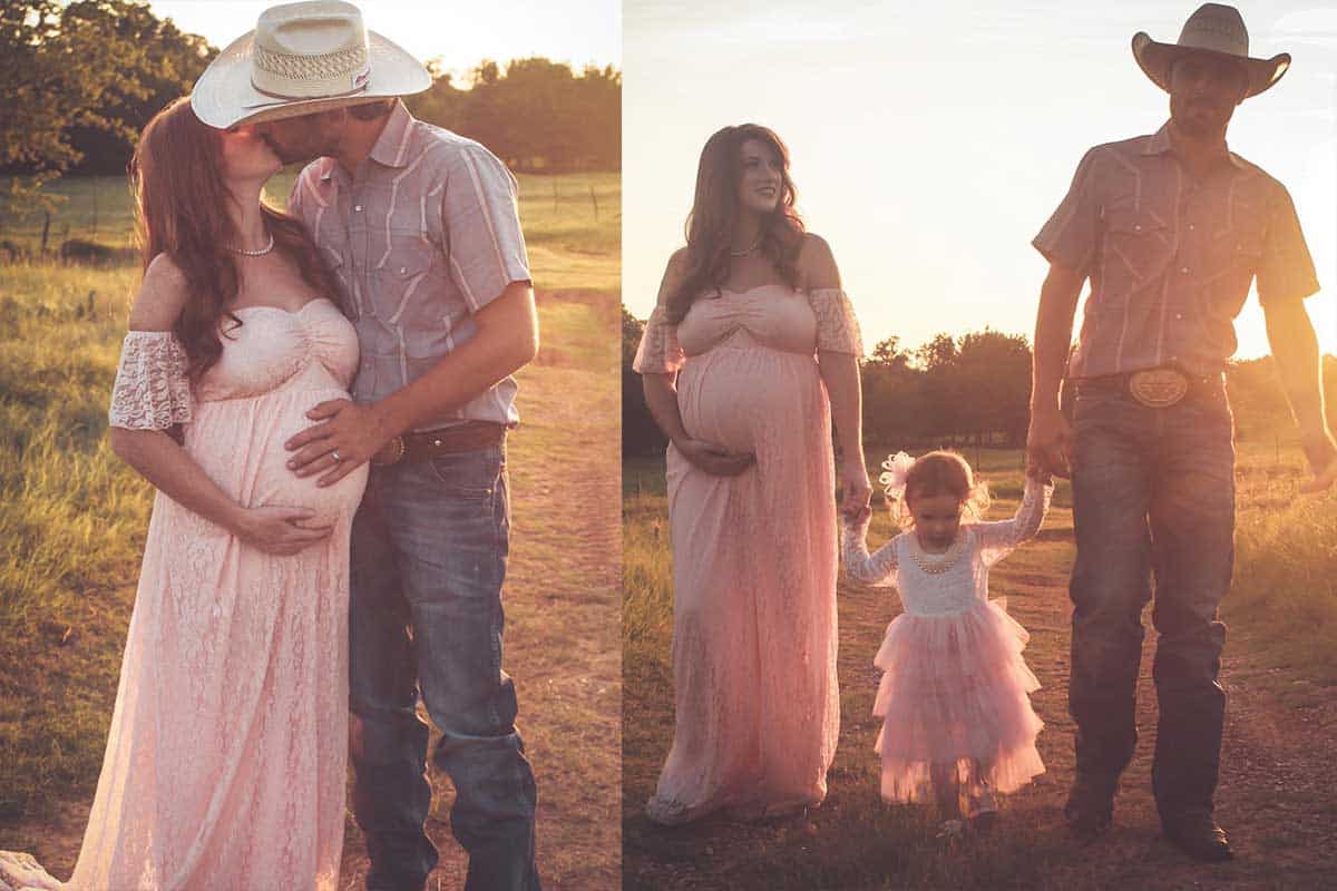 80's maternity photos baby shower cowgirl magazine