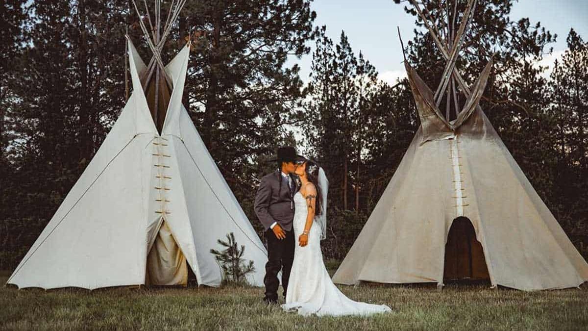 Native American wedding native wedding cowgirl magazine