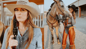 mounted shooter cowgirl magazine