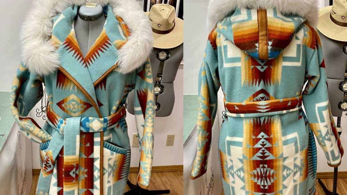 Custom Creations By Janine: A Timless Pendleton Fabric Coat Custom creations Janine custom pendleton jacket cowgirl magazine