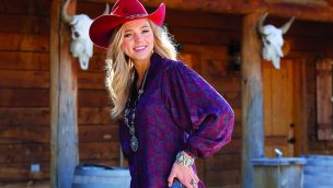 cruel girl denim paisley blouse cowgirl magazine