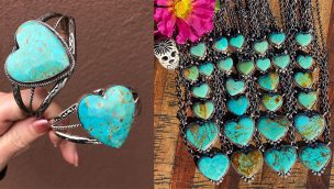 turquoise heart jewelry cowgirl magazine