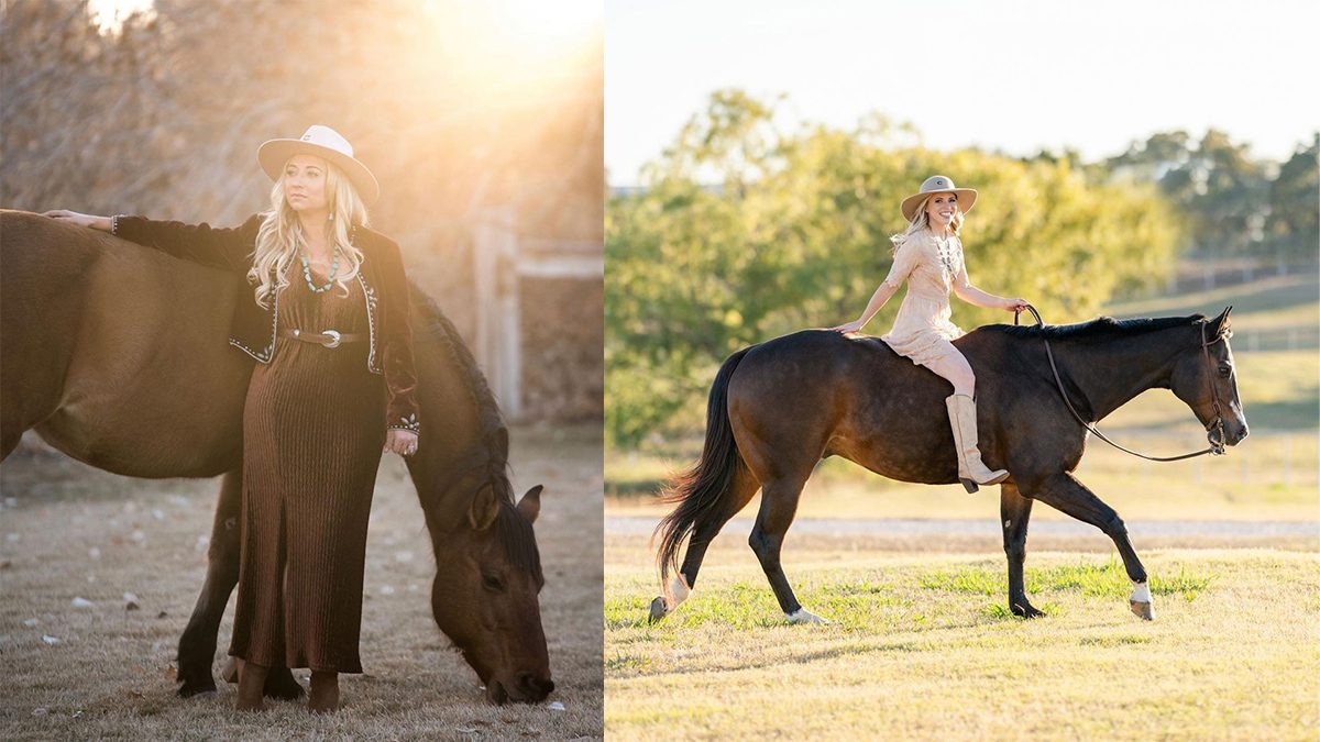 horse photoshoot cowgirl magazine