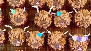 highland cow cupcakes cowgirl magazine