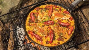 backcountry paella cowgirl in the kitchen cowgirl magazine