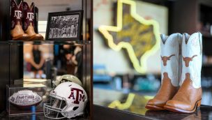 lucchese Texas a&m athletics University of texas athletics college football cowgirl magazine