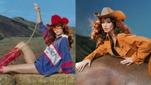 wrangler gant Nadia lee Cohen cowgirl magazine