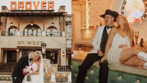 hotel drover Jackson wedding Jhett Jackson hotel drover wedding Fort Worth wedding cowgirl magazine