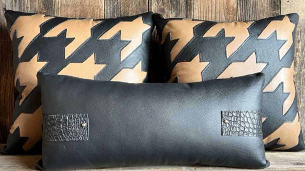 houndstooth pillows cowgirl magazine