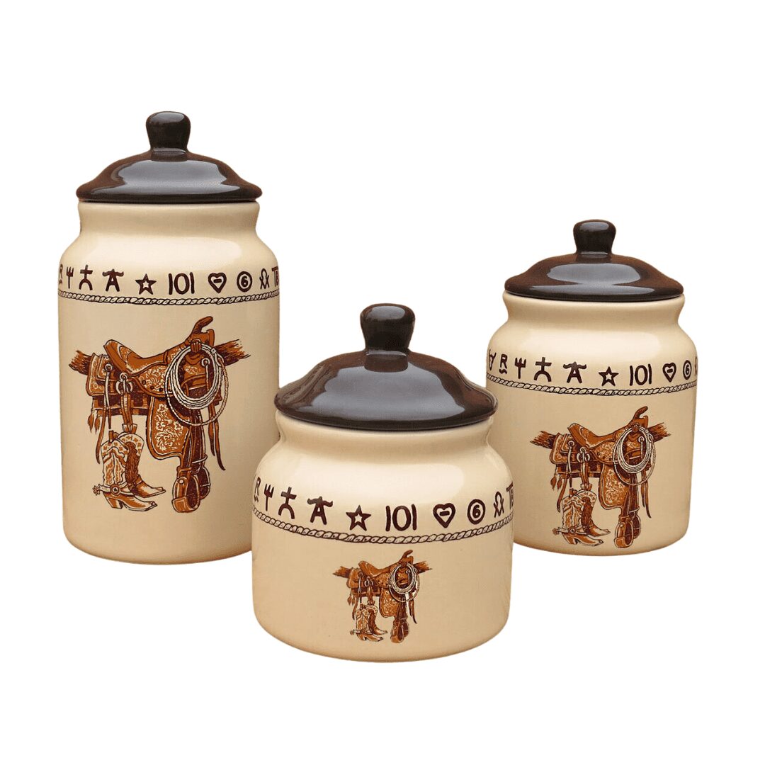 Western Kitchen Canisters COWGIRL Magazine