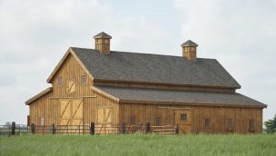 wooden horse barn COWGIRL magazine