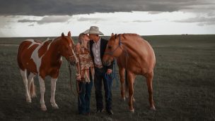 cloudy engagment photos cowgirl magazine